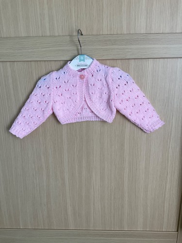 Baby girls pink - pink, bolero