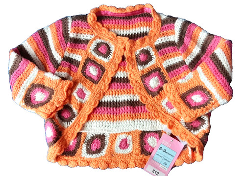 Baby crochet effect bolero - m&s,