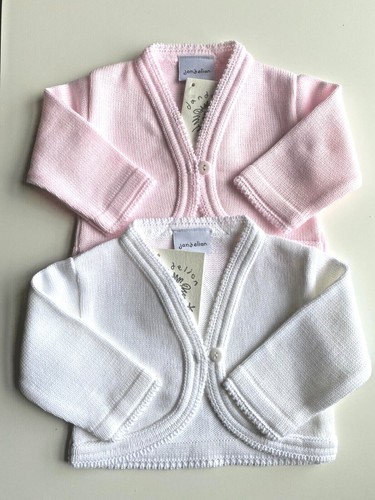 Baby girls bolero pink white - pink,