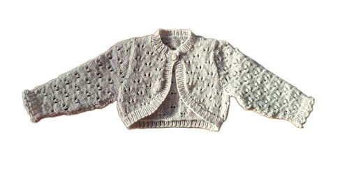 New handknitted baby bolero - baby,