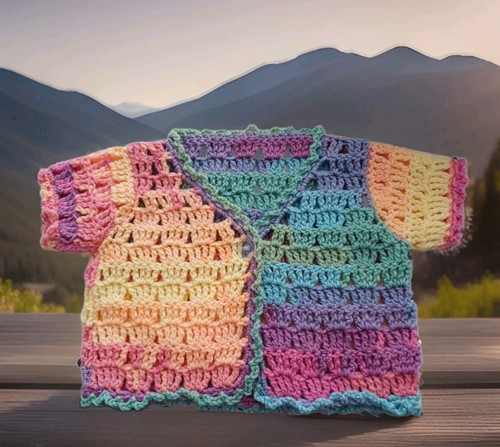 Hand crocheted baby - hand,