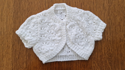 Hand knitted sleeved baby - s/sleeved,