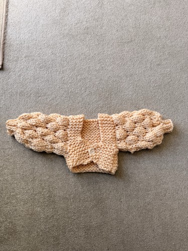 Hand knitted bubble sleeve - knitted,