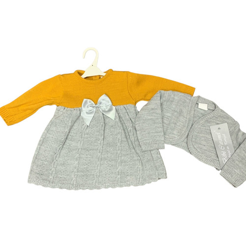 Baby girl knitted grey - baby,