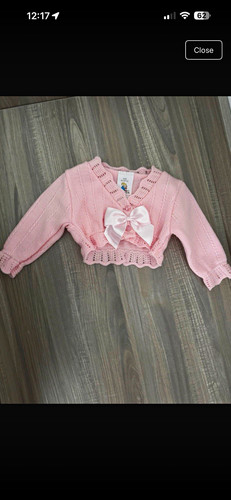 Spanish baby girls pink knit - girls,