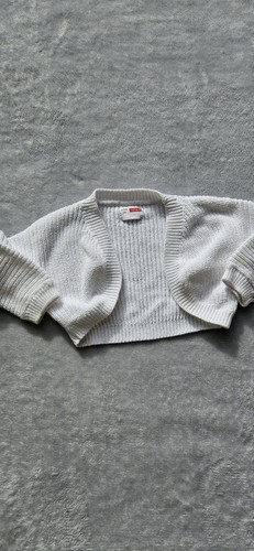 Baby girl white knitted - girl, open