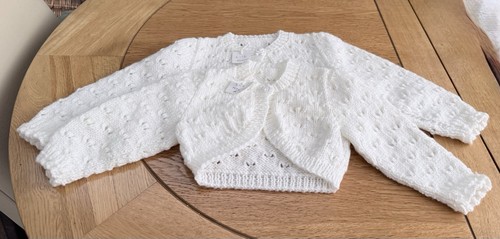 Hand knitted bolero - knitted,