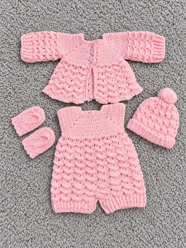 Handmade crochet baby girl - baby,