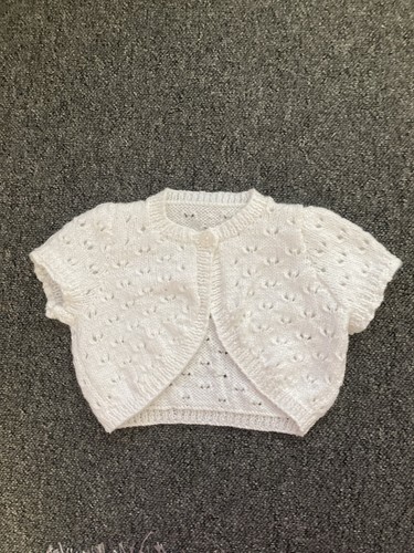 Handknitted child bolero - handknitted,