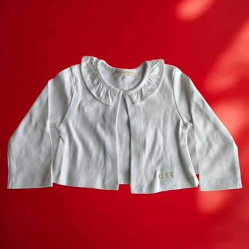 White baby boleros - baby, cotton